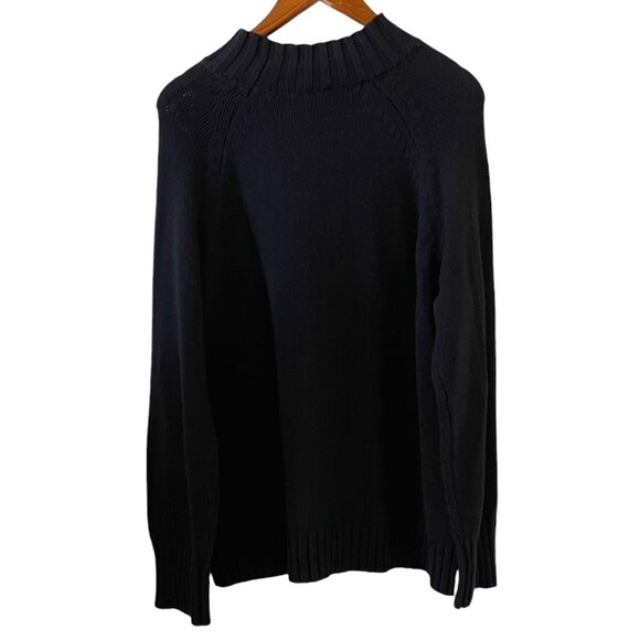 Chaps NEW Men's Skier Sweater In Black & White Size XXL - Picture 8 of 15